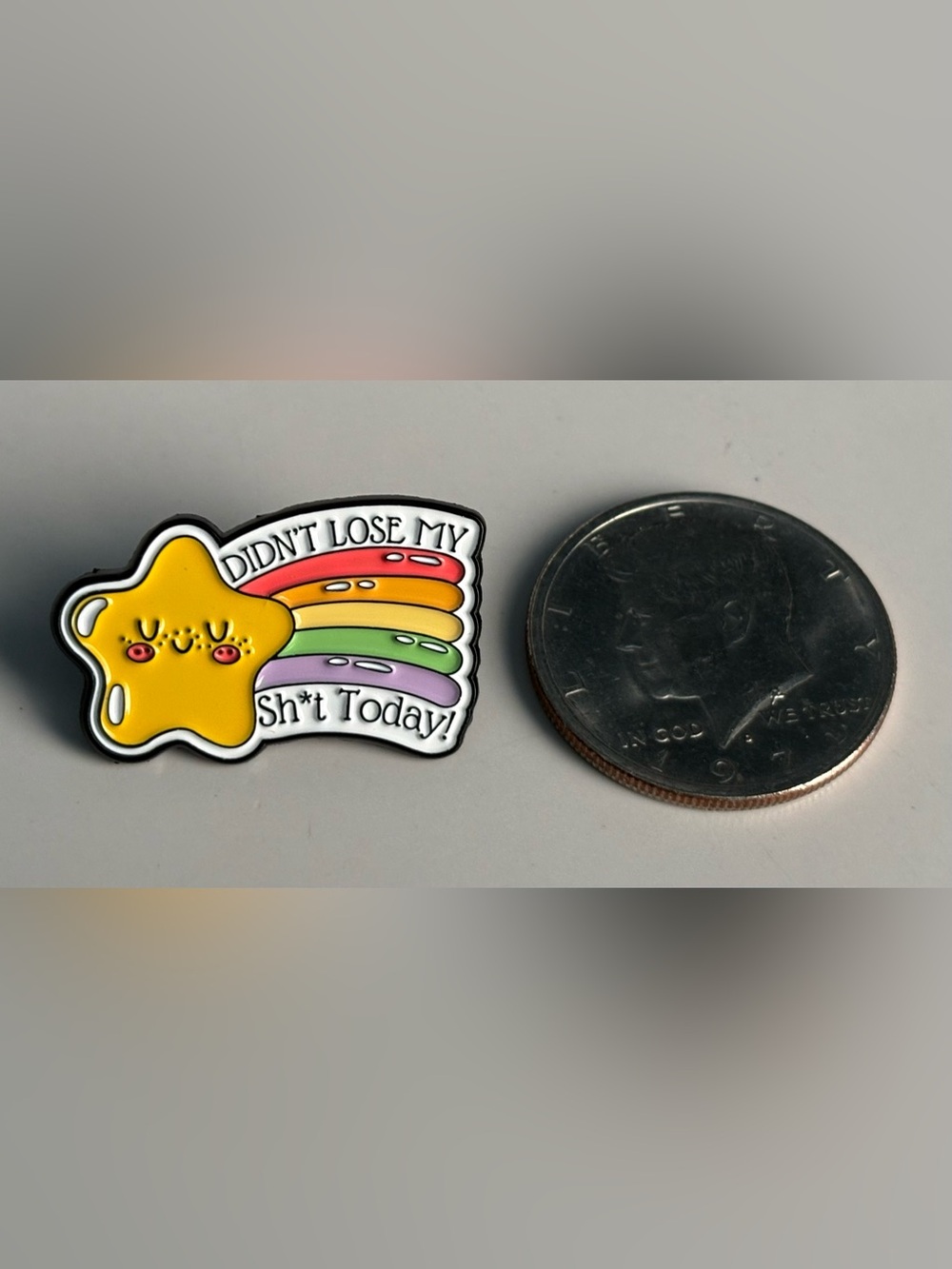 Star Rainbow Enamel Pin - Didn’t Lose my Ish Today! ‼️3 for 15‼️ - Picture 2 of 2